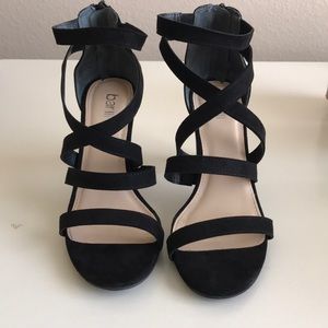 Black block heels, size 7.5!